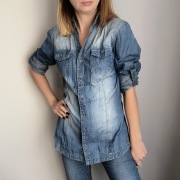 Jeansowa koszula damska 