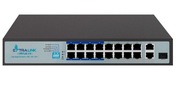 Extralink VIRTUS V3 | 16 x 100Mb/s PoE/PoE+, 2x Gigabit RJ45 + 1xSFP 