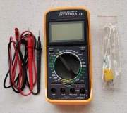 Miernik Multimetr z Temperaturą z Sondą DT9208A