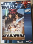 Puzzle Star Wars 1000 el Noris  Darth Maul  Obi Wan   Qui Gon 48 na 68 cm