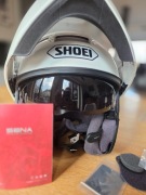 Kask Shoei Neotec + interkom Sena 10U + pinlock + płyn do czyszczenia