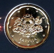 ŁOTWA 2015 20 CENTÓW UNC !!!!!!!!!!
