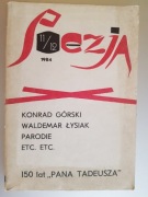 Poezja 150 lat Pana Tadeusza Górski Łysiak
