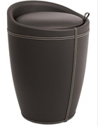 Pufa CANDY BROWN - kosz na pranie, 2 w 1, WENKO