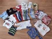 Paka ubrań dla chłopca 74 paczka zestaw ubranek