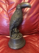 Tukan z brązu początek XX w.Hiszpania sygnowana