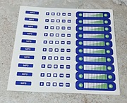 Komplet Naklejek MP3 do Mówiącego Pióra / Albik / Czytaj z Albikiem