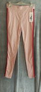 Nowe spodnie jak leginsy z lampasami M L 