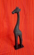 Żyrafa - figurka z drewna, 38 cm 