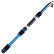 Wędka teleskopowa lekka - 180 cm - niebieska 