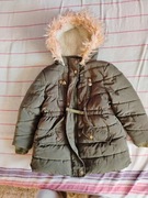 Dziecięca kurtka zimowa kolor khaki 