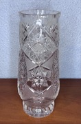 Wazon kryształowy PRL 25 cm