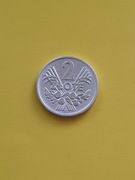 2 Złote - Jagody . Aluminium - rok 1974. Stan  - bardzo dobry .