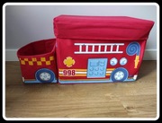 Straż pożarna pudełko skrzynka siedzisko