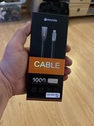 Kabel USB do iPhone Lightning 1metr 2,1A czarny