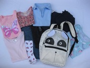 MODNY ZESTAW UBRAŃ DLA DZIEWCZYNKI 7-8 lat/ 122-130 I GRATIS