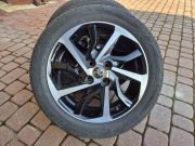 Oryginalne felgi Toyota Yaris, opony Bridgestone 195/50R16, Stan Idealny