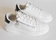 KARL LAGERFELD__KAPRI MENS KL52564__BIAŁE SKÓRZANE SNEAKERSY__R.42__J.NOWE