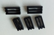 KLOCEK PŁYTKA  GRILL 1X2 LEGO 2412 - 5 SZTUK