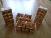 Łubianki , koszyki na truskawkę, Kobiałki.