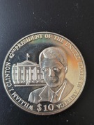 Liberia 10 $ 2002 rok 