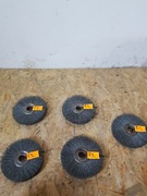 SZCZOTKA TARCZOWA DRUCIANA 185mm/27mmDO SZLIFIERKI