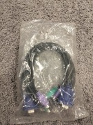 Kabel 3 w 1 VGA i 2xPS/2 0,5 metra