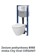 Zestaw podtynkowy B988 miska City Oval CERSANIT