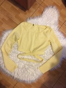 Bluza top żółty Missguided