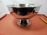 elegancka misa do szampana i lodu stal nierdzewna młotkowana duża