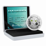 Srebrna moneta Ghana Alien kolor Proof 1 uncja Srebra 2022 