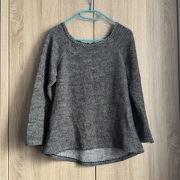 Szary Sweterek L/40 Wiskoza