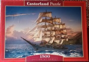 Puzzle 1500 el. Sailing at Sunset. Castorland