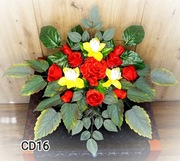 Stroik na grób cmentarz kompozycja wiązanka kwiaty