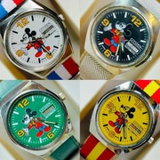 4 x Zegarek Citizen Mickey Mouse Myszka Miki automatyczny automat