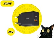 [NOWY] Ładowarka Sieciowa Baseus Fast Charging 20W USB-C/USB-A