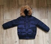 Kurtka zimowa, ocieplana z kapturem, r. 110-116