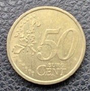 50 eurocent Italia 2002 rzadkie
