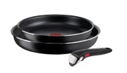 Zestaw patelni Tefal Ingenio Extra, 3 elementy, czarne