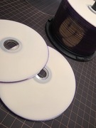 White Inkjet Printable 8X DVD+R DL Double Layer Płytki biała Plyta DVD5