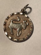 Wisiorek BYK zawieszka byk Imago Artis srebro PRL