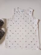 Chłopięca koszulka bezrękawów, na ramiączkach r 128