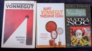 KURT VONNEGUT, TRZY KSIĄŻKI W TWARDEJ OPRAWIE, STAN BDB. 