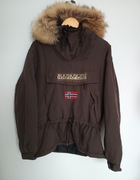 Damska parka/kurtka zimowa Napapijri - rozmiar/size XL, brązowa