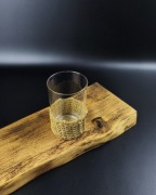 Szklanki zestaw 4szt szklanek z PRL szydelkowane uchwyty + 1 gratis 