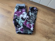 Miego ciepłe spodnie na futerku marmurkowe cieniowane 140-146cm 8l idealny