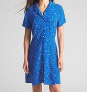 Piękna niebieska sukienka GAP kwiatowa sukienka S sukienka w kwiaty 