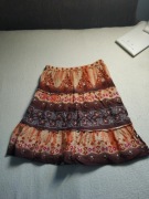 Spódniczka spódnica bawełniana ludowy geometryczny kwiatowy wzór