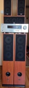 Kino Domowe Amplituner Wzmacniacz Yamaha HTR-5930 oraz kolumny
