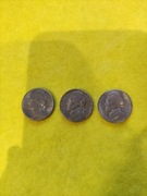 5 Cent Jefferson Nickel 1946 (S), 1951 (P) , 1952 (S) mennicze!!!